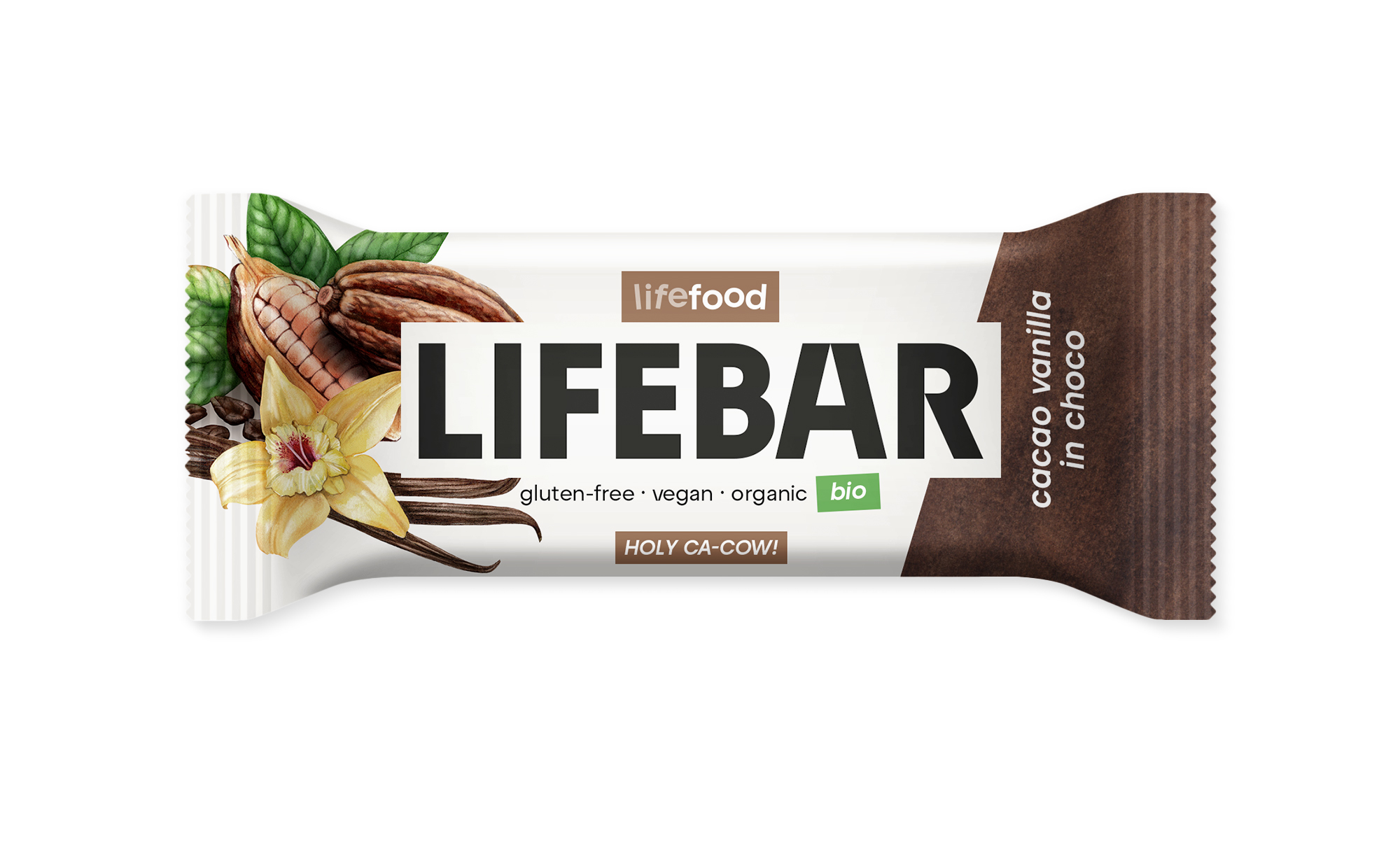 Lifefood Lifebar InChoco cacao nibs vanille bio & raw 40g 